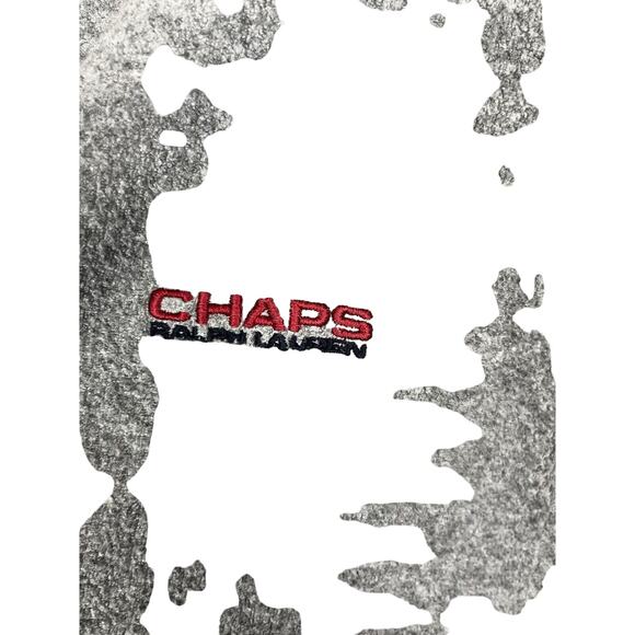 Vintage CHAPS RALPH LAUREN Men’s Sz XXL 2XL Gray Fleece Pullover Sweatshirt - Picture 5 of 7